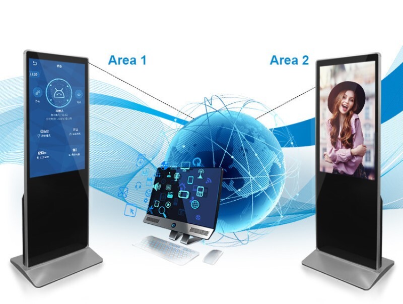 55 inch lcd screen | 55 inch Advertising Kiosk  |  55 inch Floor Standing Digital Signage