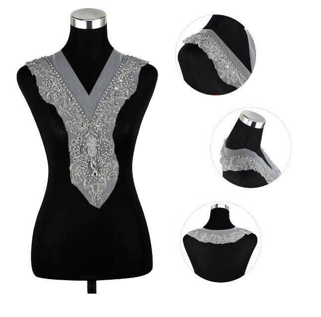rhinestone beaded fabric