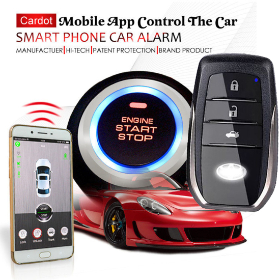 Cardot Top Quality Smart Car Alarm Pke Car Alarm Alarm Car Car Alarm