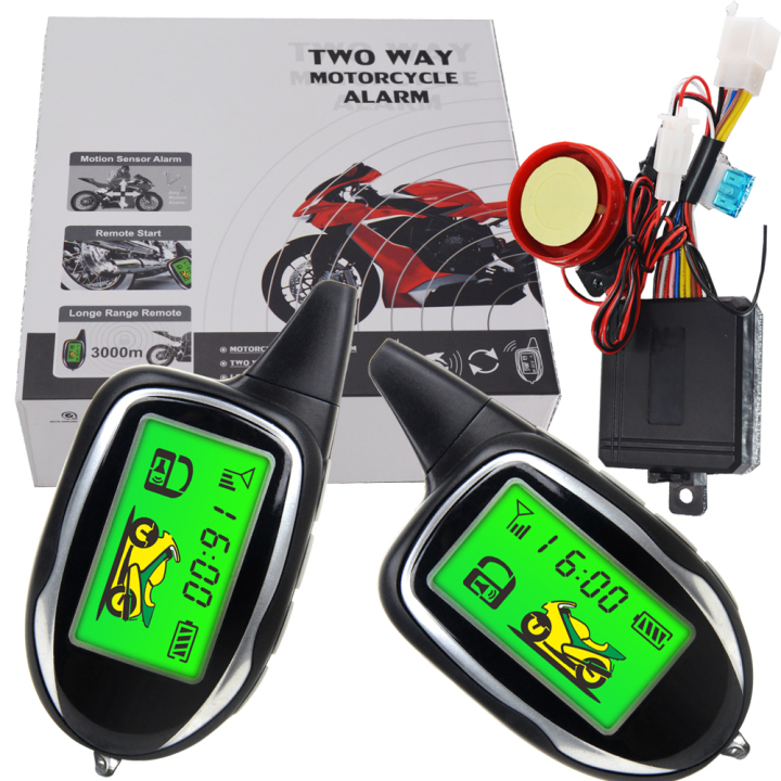 motion sensor alarm for motorcycles