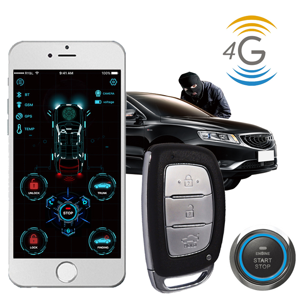 Cardot Top Quality Smart Car Alarm Pke Car Alarm Alarm Car