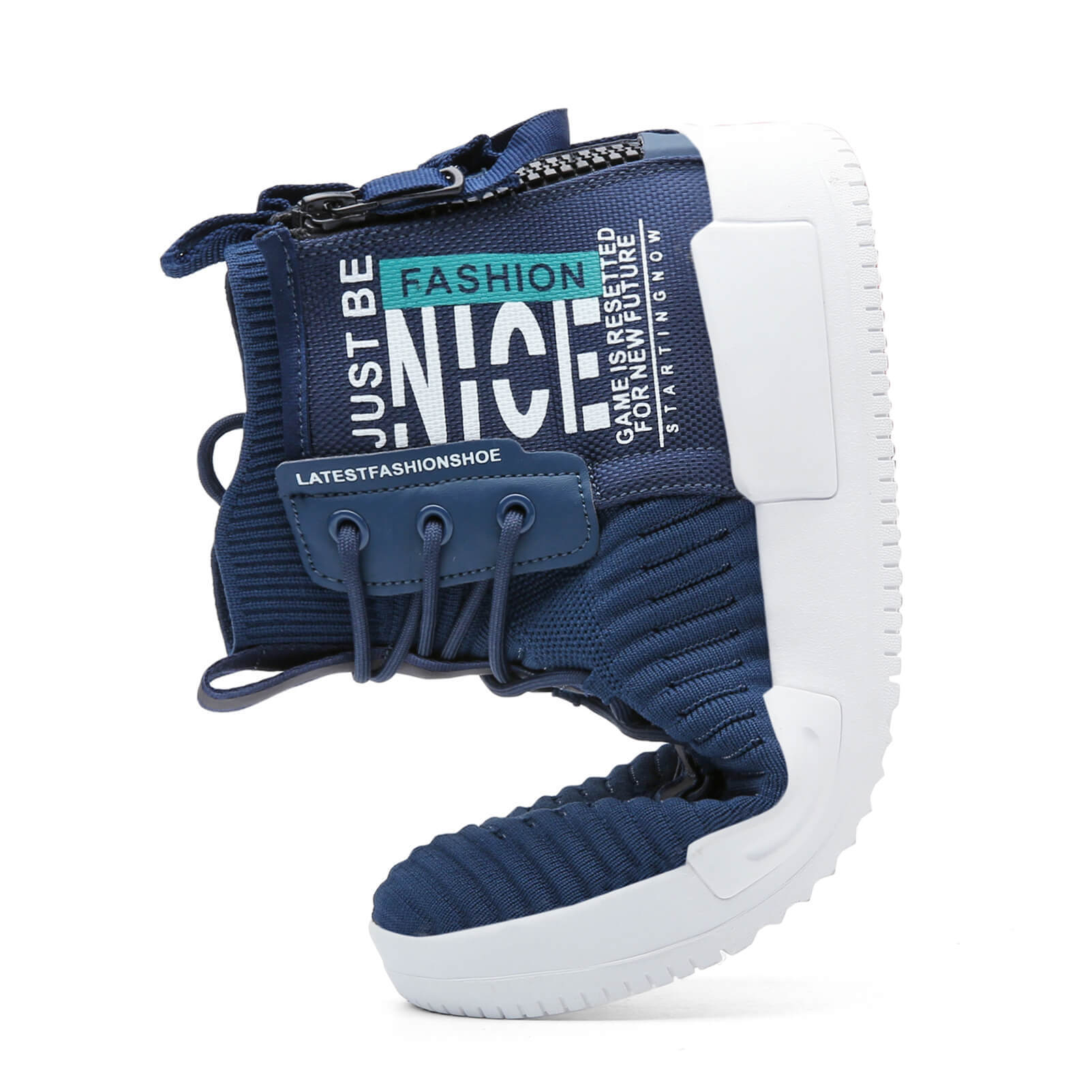 XIDISO NCE Mens Zipper Sneaker