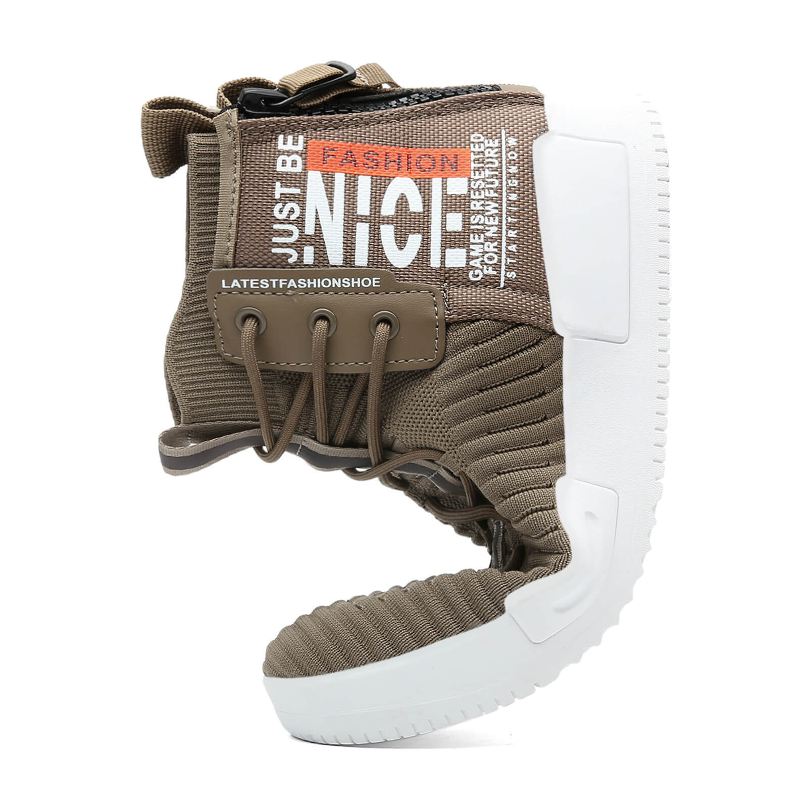 XIDISO NCE Mens Zipper Sneaker