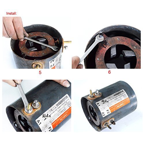 10L0L Golf Cart Motor Brush Set 1994up 36 & 48volt Fits Club Car