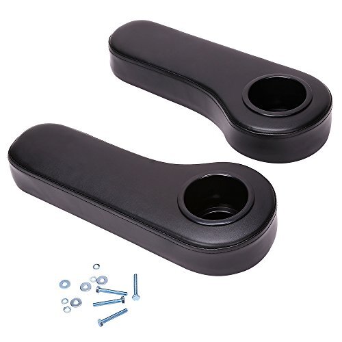 10L0L Golf Cart Rear Seat Kit Arm Rest Set With Cup Holder