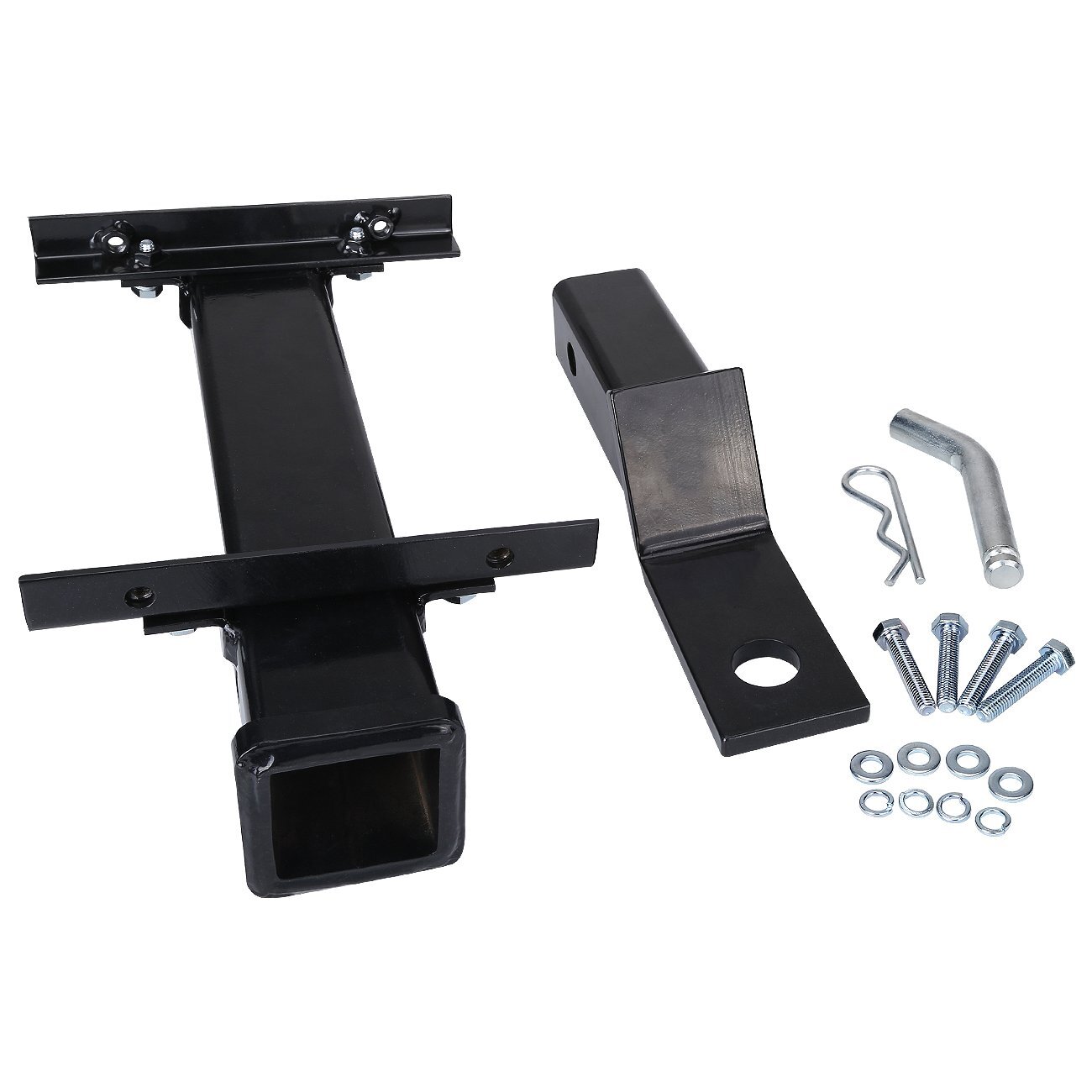 10L0L Rear Seat Trailer Hitch with Receiver for Step on Back of Golf Cart