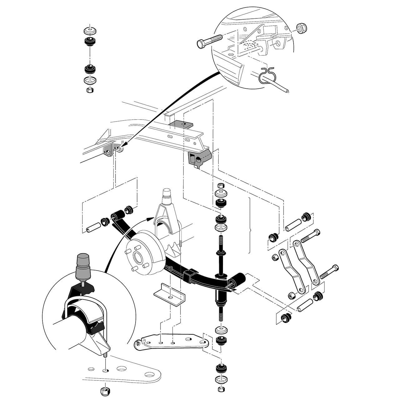 club car rear springs