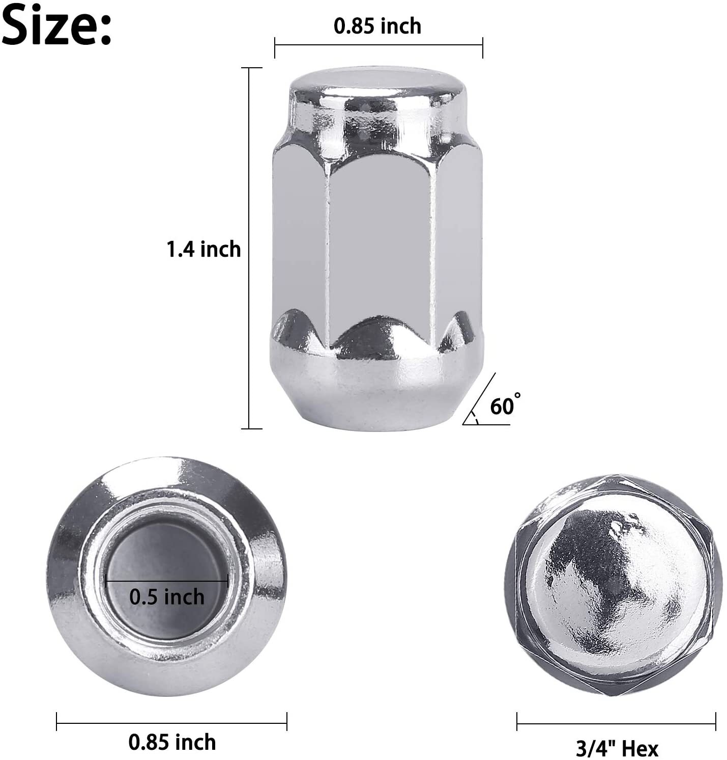 club car golf cart lug nut size