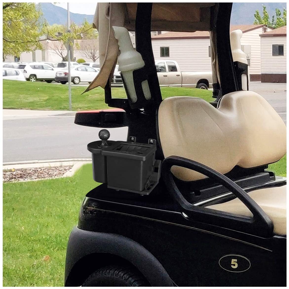 Golf Club and Ball Cleaner with Dedicated Bracket Kit for 2 Passenger