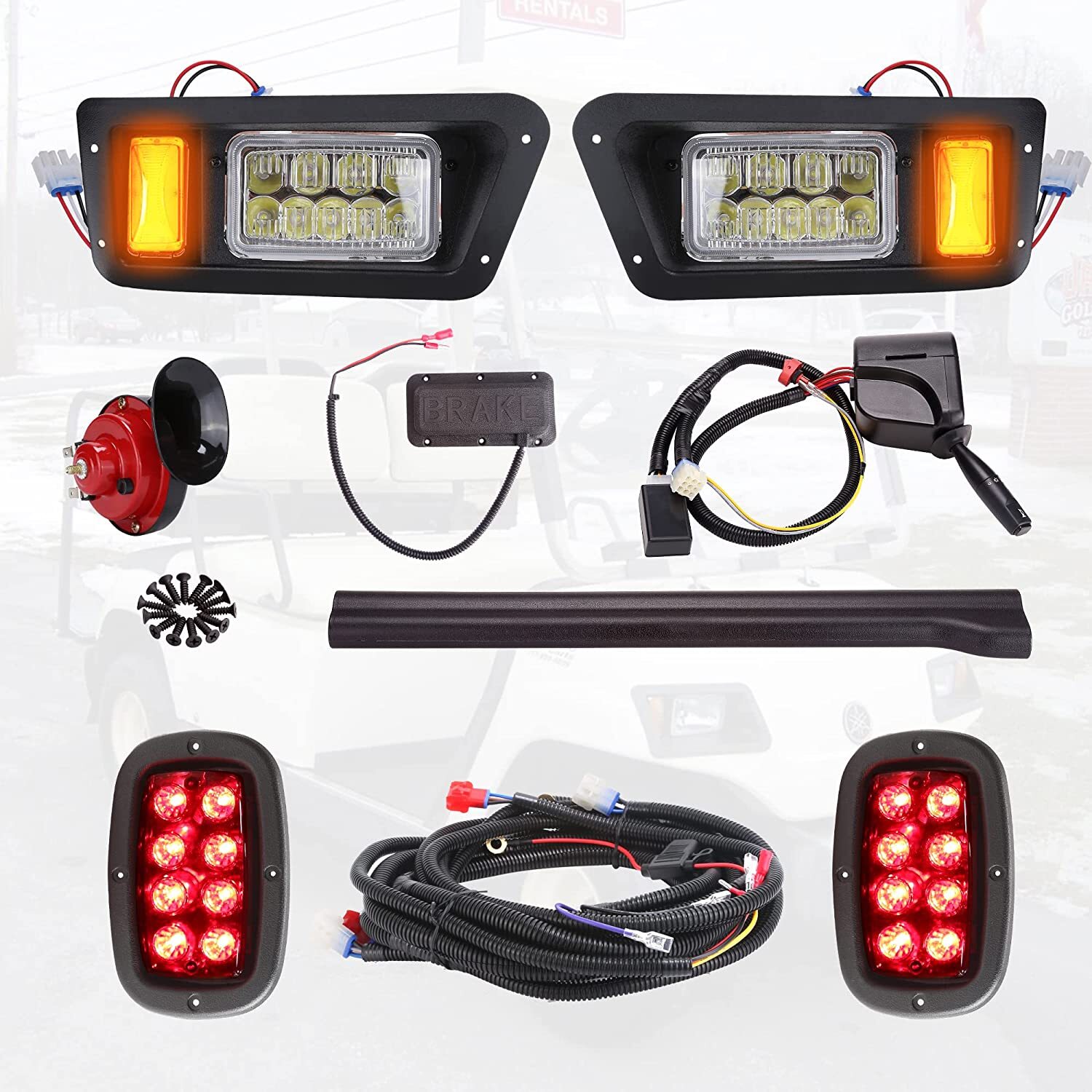 Get Your Ideal Yamaha Golf Cart 12V Light Kit 10L0L