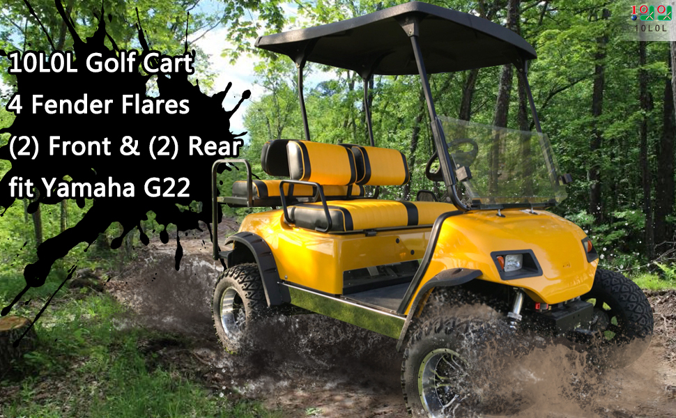 Get Your Ideal Yamaha G22 Front Rear Fender Flares 10L0L