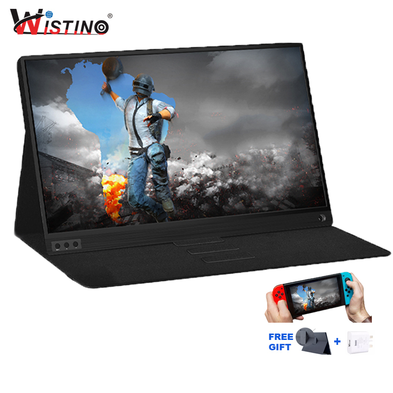 in de buurt Kan niet uitzending Wistino thin portable lcd hd monitor 15.6 usb type c hdmi for  laptop,phone,xbox,switch and ps4 portable lcd gaming monitor