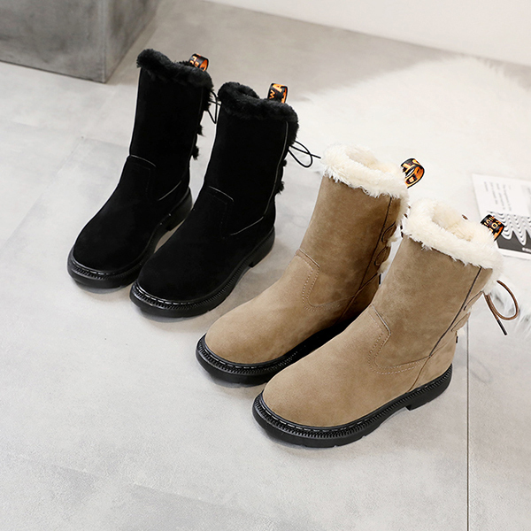 Copy Of Large Size Lace Up Casual Shoes Martin Snow Boots Women Shoes