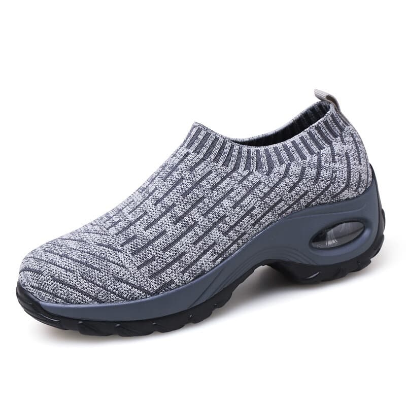 mesh cushioned running casual platform shoes