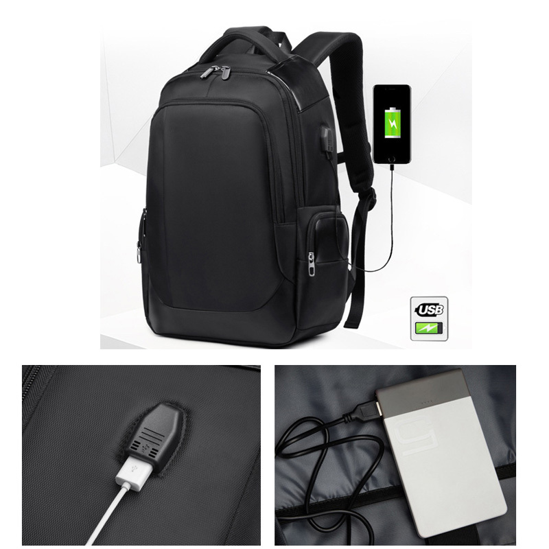 17 Laptop Backpack Waterproof USB Charge Port Multifunctional Rucksacks ...