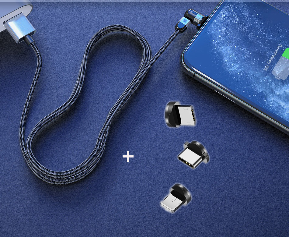 2020 New 540 Degree Rotate Cable Micro USB Type C Cable