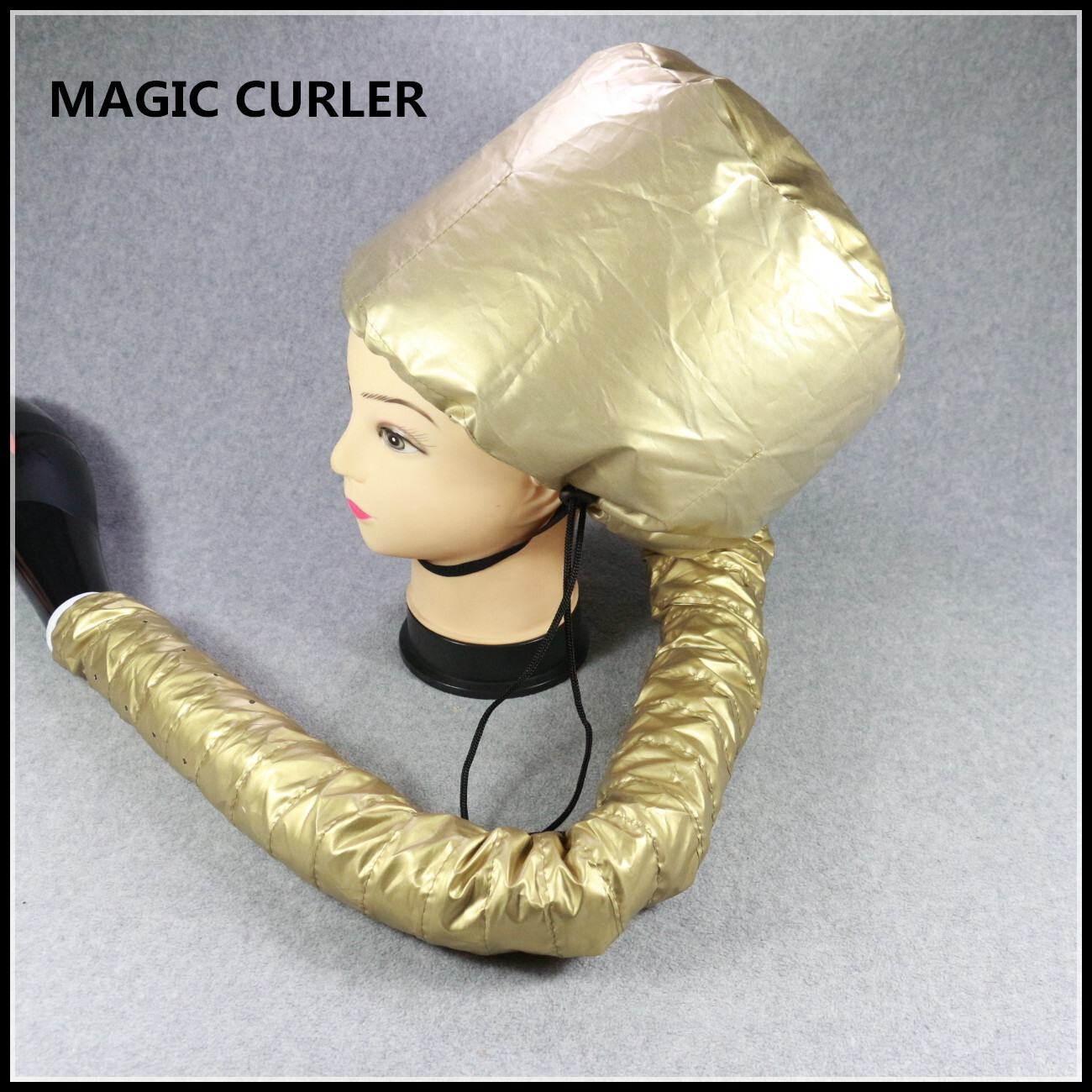 Portable Soft Hair Drying Cap Bonnet Hood Hat Womens Blow ...