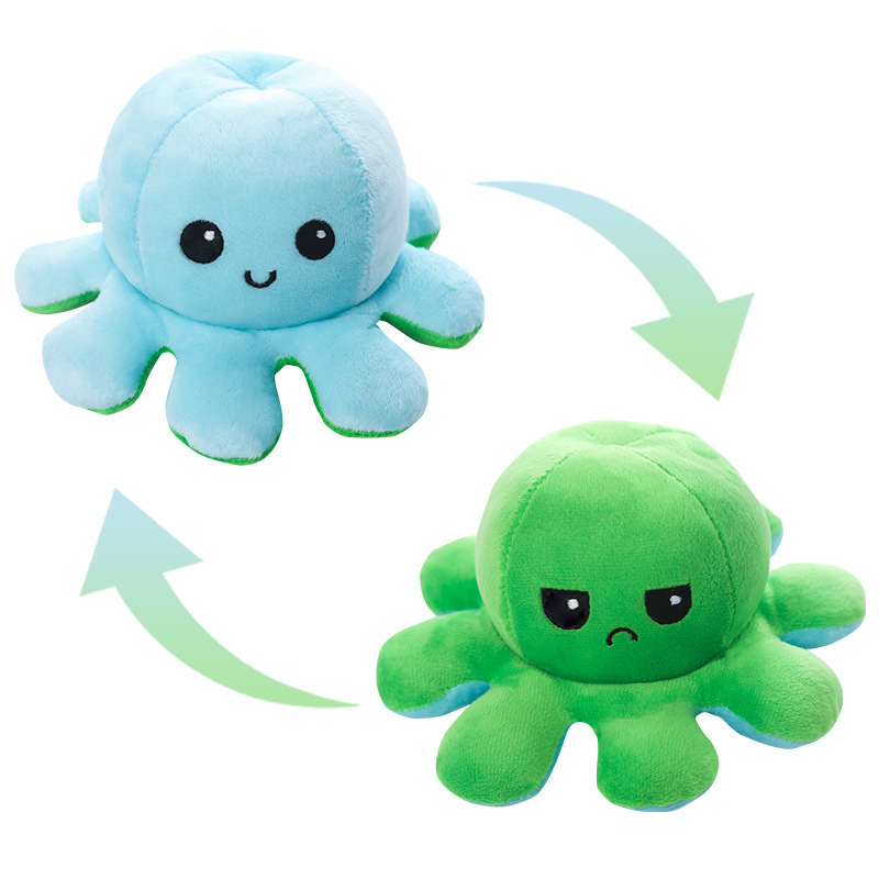 curly octopus plush