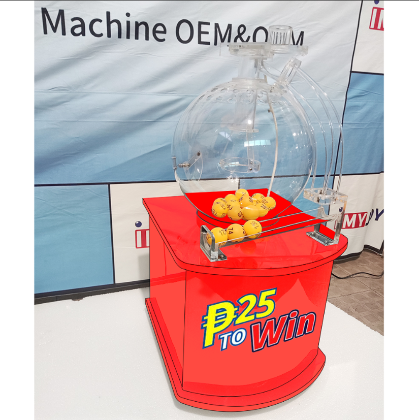 IMY-A370 Air mix lottery machine hold 50balls