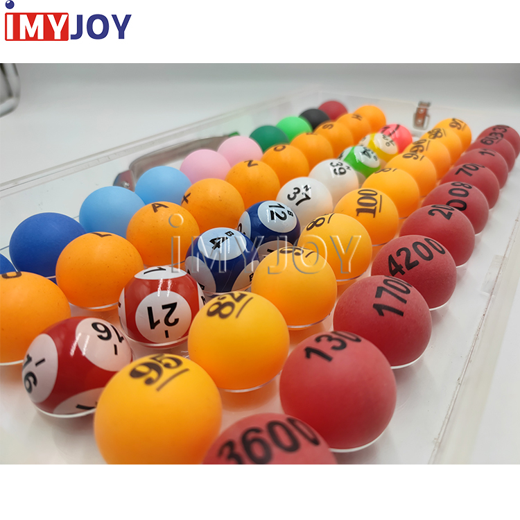 NUOBESTY 49Pcs Raffle Balls Balls Balls Bingo Multicolor Bolas Número de  Bolas de Jogo Bola Bola Digital Cerveja Ping Ponk Bolas Para Jogos de  Partes