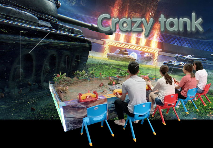 Amusement park product Crazy tank Carnival game for children