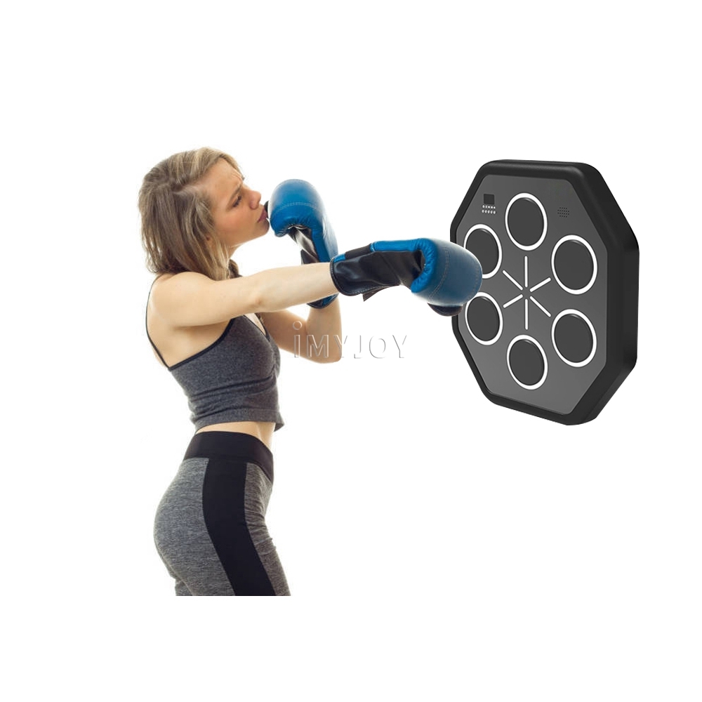 YOPOWER Boxing Training Machine Wall Mounted Music Boxing Training  Equipment for Adult Kids Home Workout