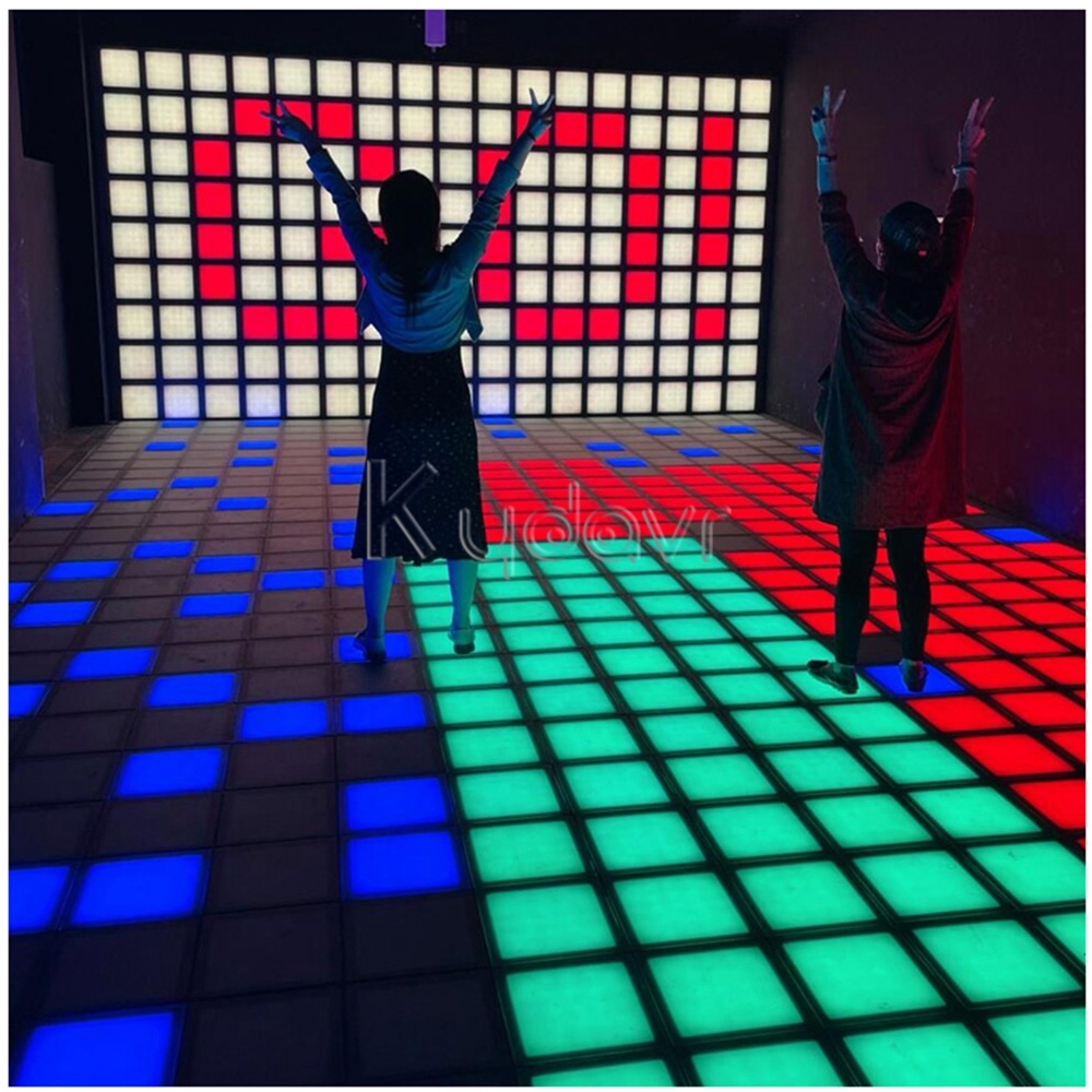 Best Escape active game interactive led pixel grid floor 25 cm tile ...