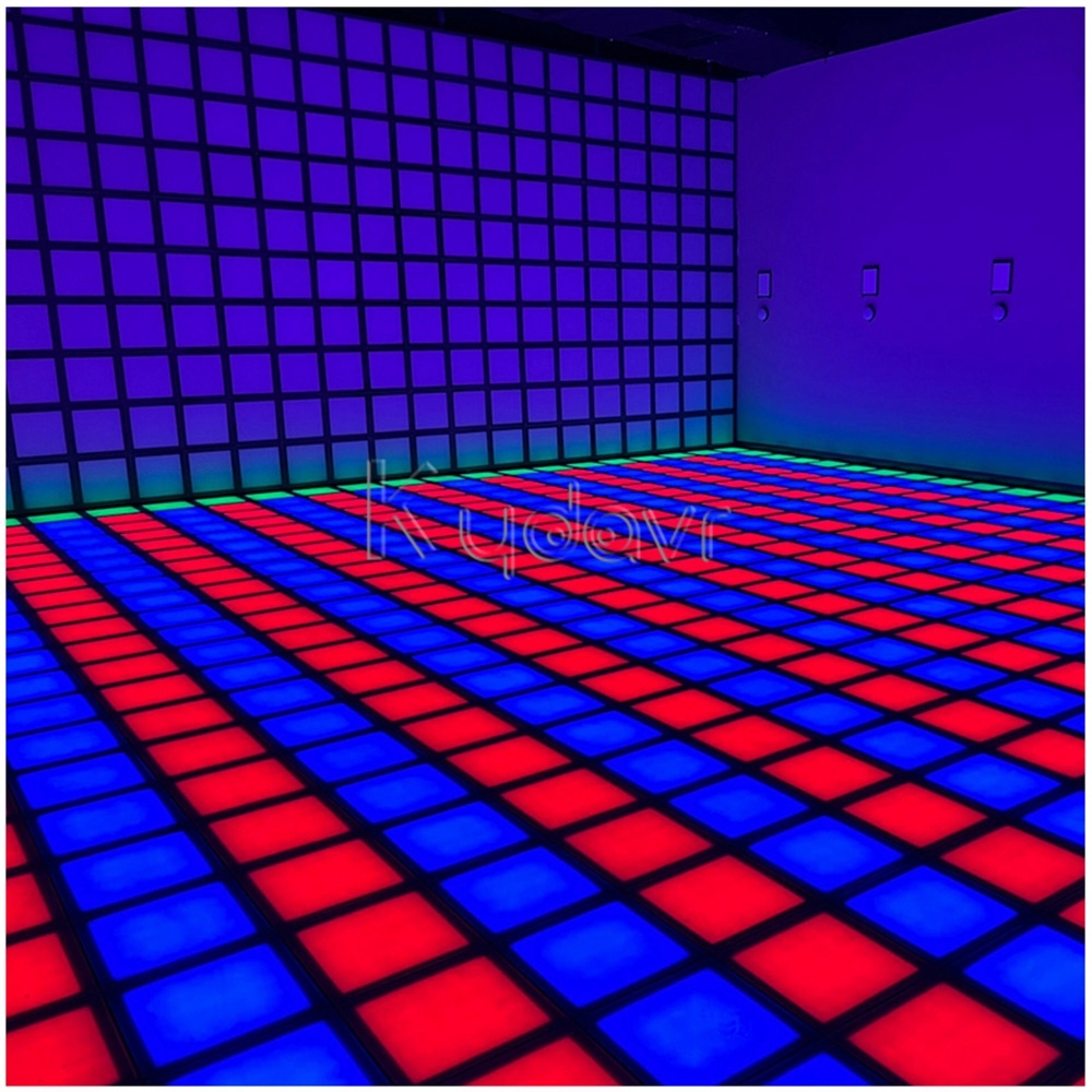 Best Escape active game interactive led pixel grid floor 25 cm tile ...