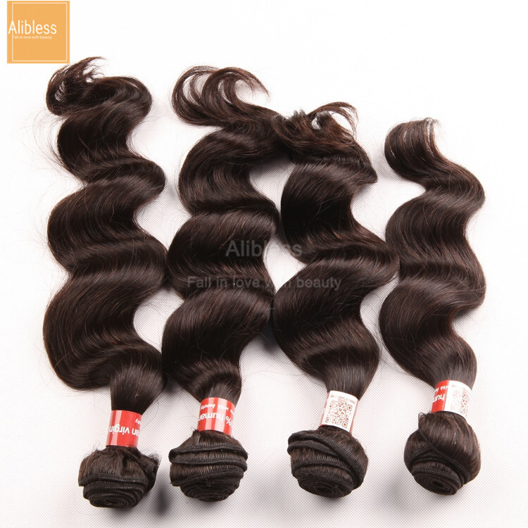 Peruvian Loose Wave Hair Weave Bundles 100 Human Hair Extensions
