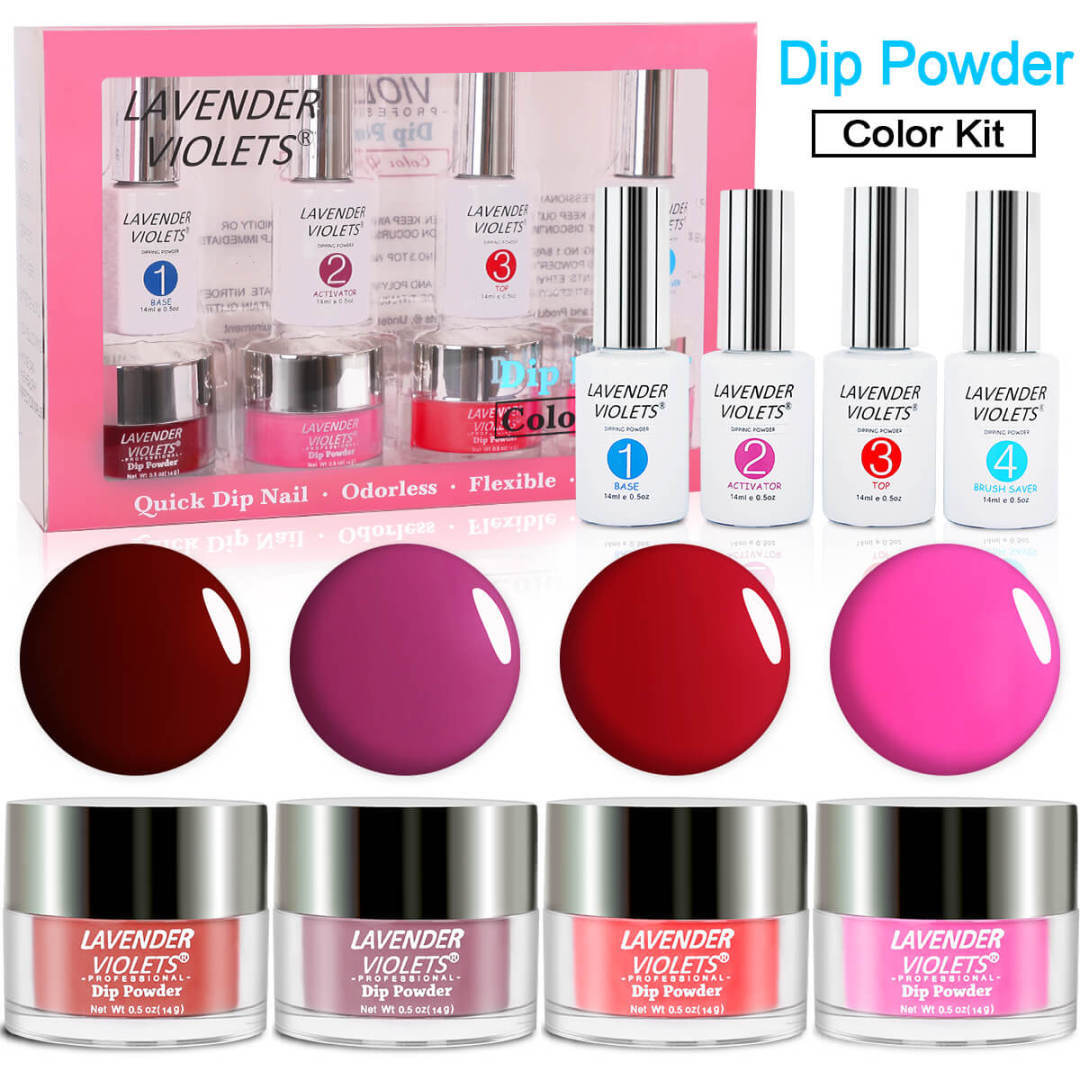 Lavender Violets Acrylic Dip Powder Dipping System Starter Kit J768