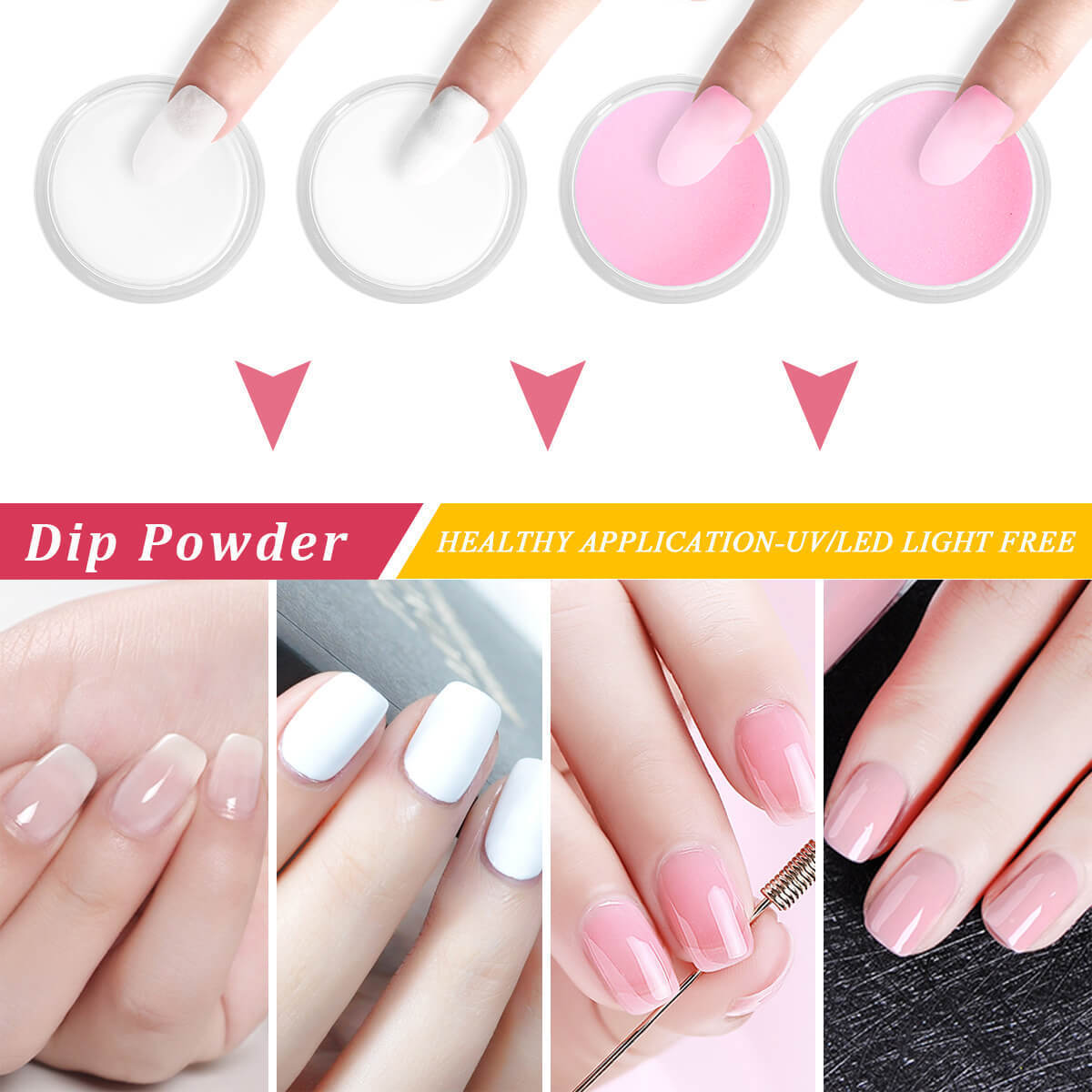 Lavender Violets Acrylic Dip Powder Dipping System French Kit J760