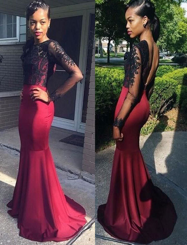 maroon and black prom