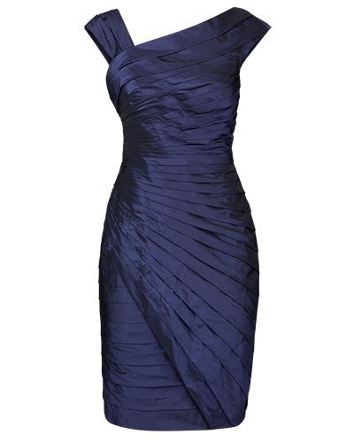 Elegant Navy Blue Mother of the Bride Dresses with Ruched
