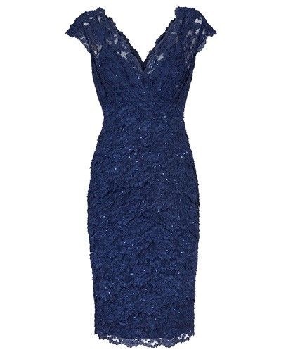 Royal Blue V Neck Sheath Mother of the Bride Dresses with Beaded