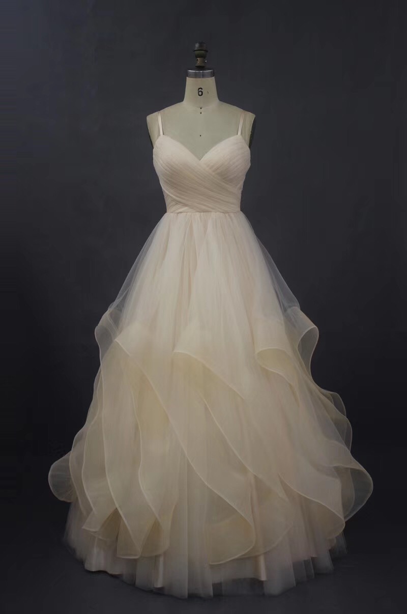 Spaghetti Straps Wedding Dress Prom Dress for Women