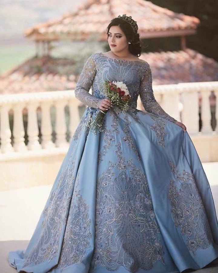 blue wedding dresses plus size        <h3 class=