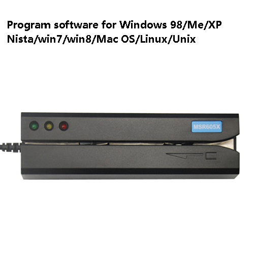 Deftun Card Reader Writer USB Swipe Encoder 3 Tracks MSR605X