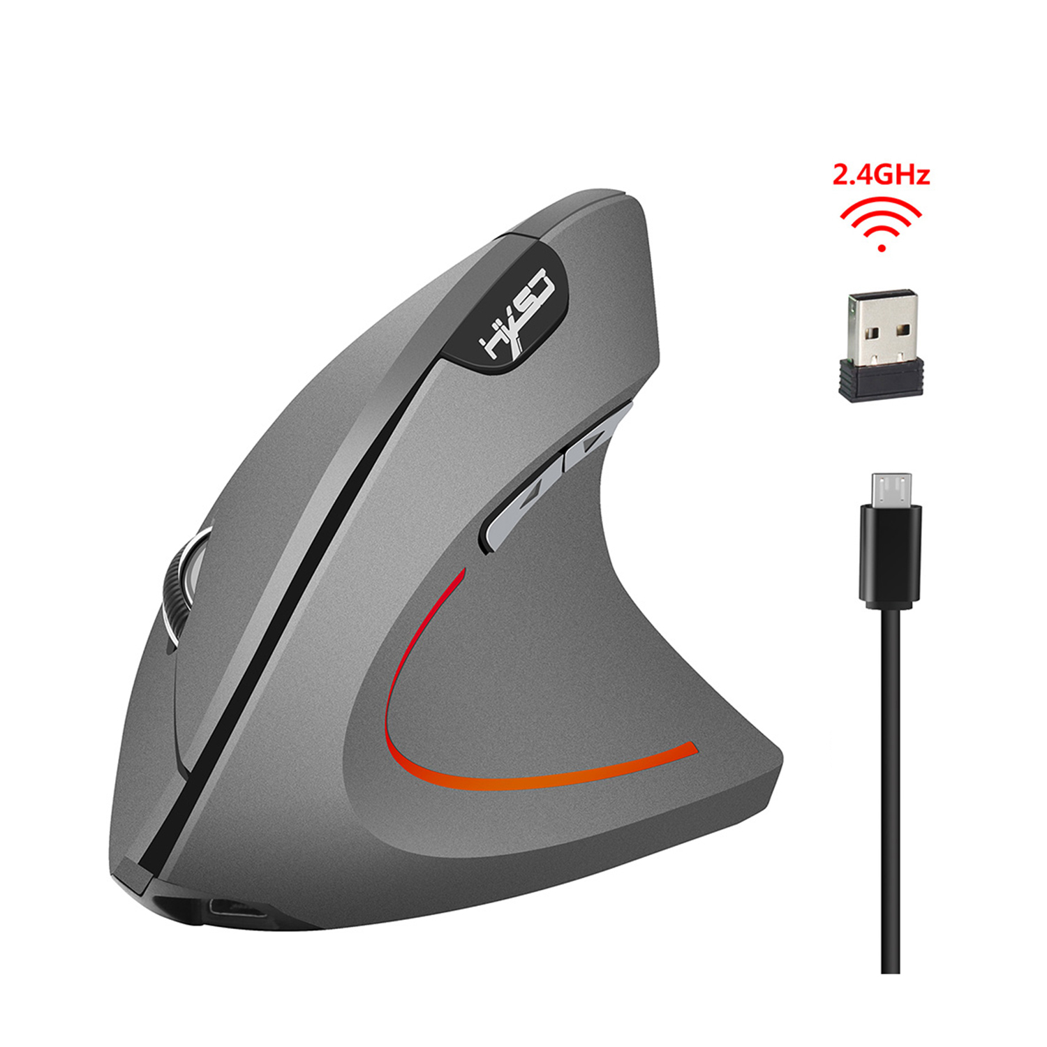 2.4GHz Wireless Vertical Mouse Ergonomic Optical Mouse With 2400DPI JOY