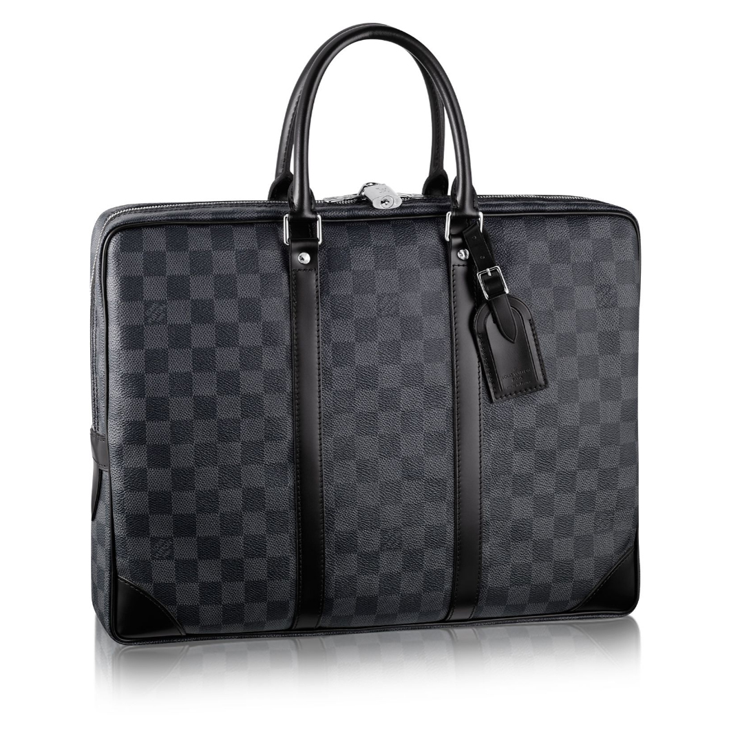 LV man bag louis vuitton briefcase lv black bag lv Damier louis vuitton tote bag business bag ...