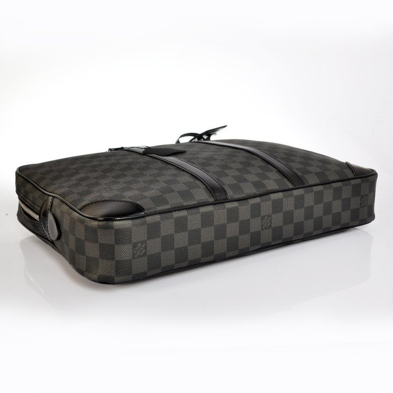 LV man bag louis vuitton briefcase lv black bag lv Damier louis vuitton tote bag business bag ...