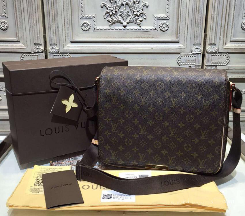 Louis vuitton satchel LV messenger bag lv man bag louis vuitton crossbody bag brown bag VALMY MM ...