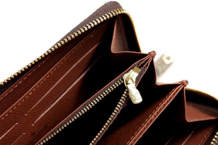louis vuitton wallet men lv wallet for men women Monogram Canvas zip wallet long Zippy Organizer ...