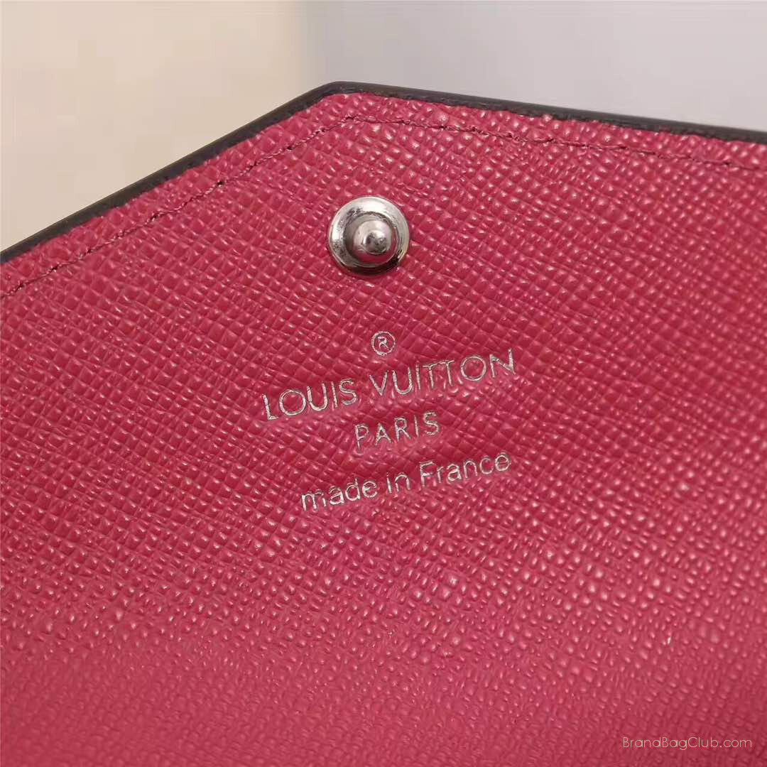 LOUIS VUITTON Monogram Sarah Multicartes Fuchsia 140343 | FASHIONPHILE