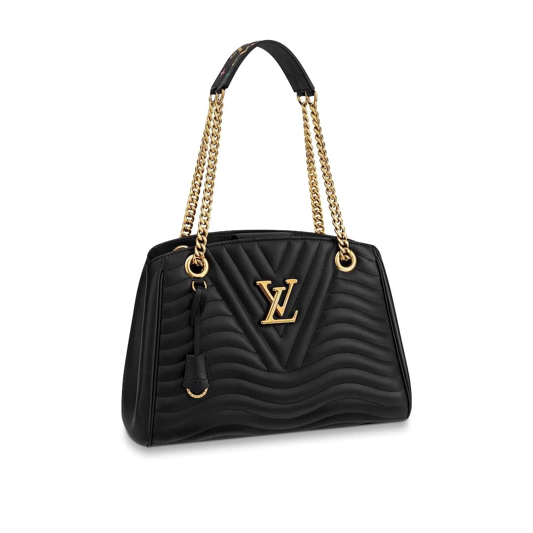 Best replica bags fake louis vuitton shoulder bag lv bags NEW Wave Chain TOTE luxury bags ...