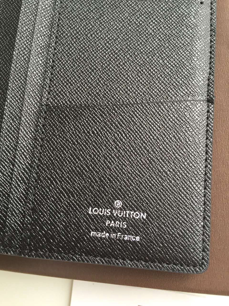 Black louis vuitton wallet BRAZZA long wallets for men louis v wallet card leather mens designer ...