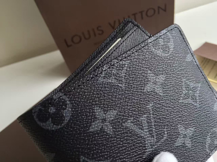 black lv wallet men