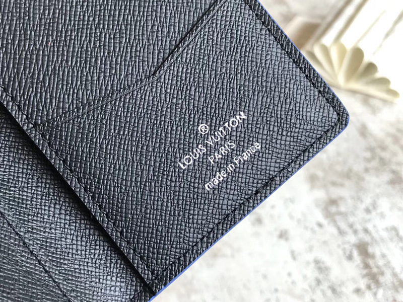 New black louis vuitton pocket organizer card wallet lv mens designer wallets for men leather ...