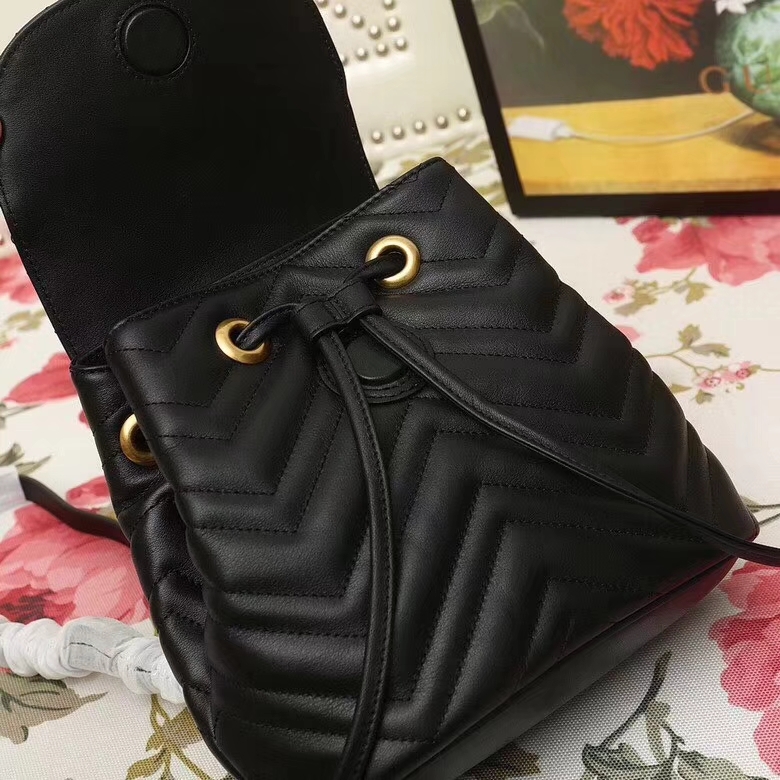 Small gucci backpack gucci replica bags for women gg marmont gucci handbags black leather gucci ...