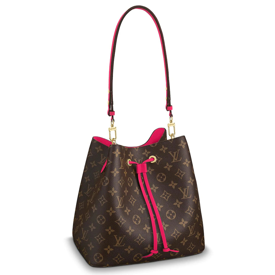 LV bucket bag purse lv Monogram fake louis vuitton noe women bags shoulder handbag replica bags ...