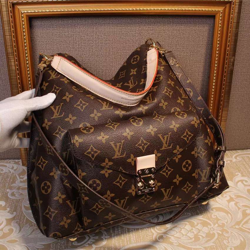 Louis vuitton Metis Hobo Monogram Canvas Shoulder Bag replica lv bags on sale lv women crossbody ...